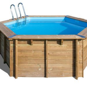 Leseni bazen GRE Vanille 2 Ø400 × 119 cm
