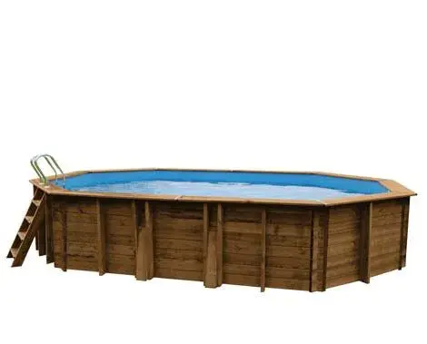Leseni bazen GRE Macadamia 632 × 335 × 130 cm