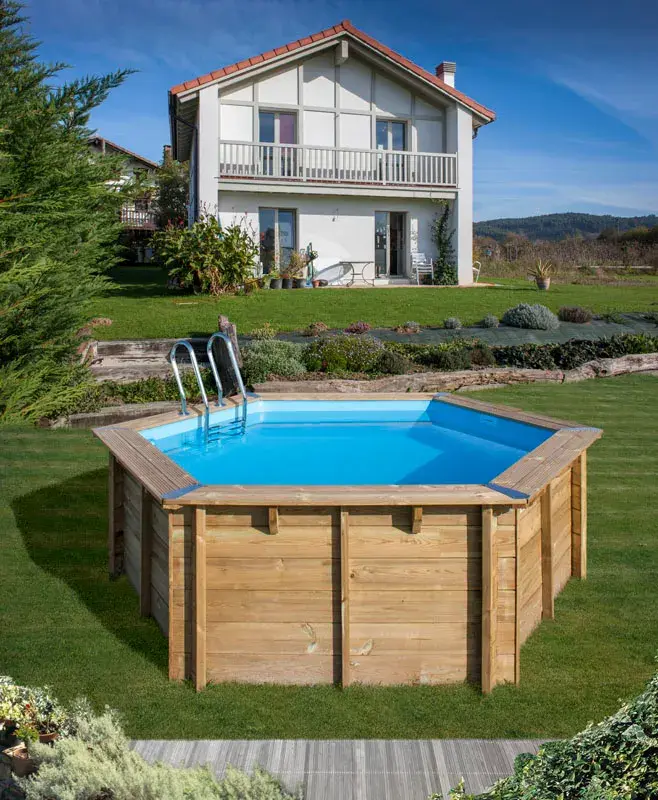 Leseni bazen GRE Vanille 2 Ø400 × 119 cm - slika 14