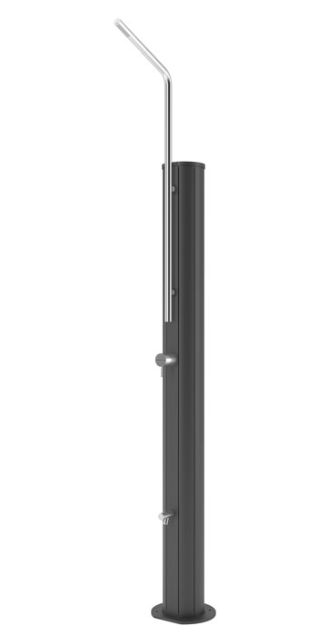 Solarni tuš GRE SS30S 30 l – aluminijast s srebrnimi detajli
